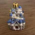 Disney Rare Cinderella Castle Glass Christmas Ornament Disneyworld
