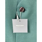 Indochino Mens Green Wool Cashmere Double Breasted Vest Waistcoat Newbury 44 New
