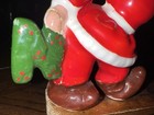 Tilso Japan 1950s Vintage Christmas Noel Salt And Pepper Shakers Lady Santa