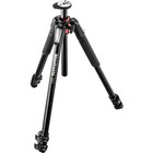 Manfrotto 055 3-section Aluminum Tripod  Bundle With 502 Pro Video Head