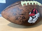  2  Georgia Bulldogs Footballs - Autographed Buck Belue 1980   Malcolm Mitchell