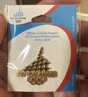 2006 Torino Brass Olympic Pin  Logo Collectors Pin