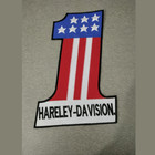 Harley-davidson Embroidered Patch Sew On   Iron On Large  1 Back Patch free Ship