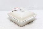 Le Creuset Heritage Stoneware Shallow Square Covered Baking Dish 1 6l Meringue