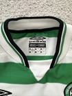 Vintage Glasgow Celtic 1999 2001 Youth L xl Home Umbro Jersey Authentic 17x25