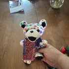 Grateful Dead Dancing Bear Bean Bag Plush Set Of 2 Vintage 2001 Mg-1510