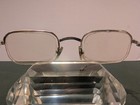 Authentic Vintage Cartier Paris Gold Tone Rectangle Eyeglasses Frames 51-23-140