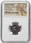 Roman Republic  M furius L f  Philus  c  121-119 Bc  Silver Denarius - Ncg Fine