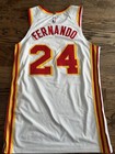 Bruno Fernando Game Worn Atlanta Hawks Nike Home Basketball Jersey Maryland