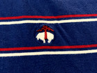 Brooks Brothers 1818 Navy Red   White Striped Golf   Polo Shirt Mens Sz Small