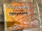     new  Vintage Wamsutta Irregulars- Sunset Queen Flat Sheet Orange Brown