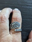 Sterling Silver Spoon Ring Made From An Antique Sterling Silver Spoon - Size 7