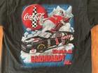  1 Dale Earnhardt Jr  T-shirt Coke Coca Cola  1998 Front   Back Print Black