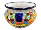 Talavera Michoacana Planter Xl Pot Mexican Pottery Hand Painted Home Decor 18 5 