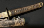 Antique Wwii Japanese Sword -naval Ijn Navy samurai old sharkskin   Combat Cover
