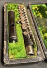Antique Bettoney Boston C Piccolo Flute  Grenadilla With Silver  For Restoration