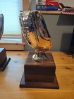 Baseball Glove Sports Fantasy Award Trophy 15 In Wood Base Msrp  300 New Heavy 