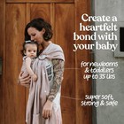 Ring Sling Baby Carrier  Soft Linen Baby Sling  Baby Wrap  Comfort  Style  And G