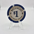 Bellagio Hotel Casino Las Vegas Nevada 1998  1 Casino Chip V2126