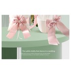 2 Pcs Flower Girl Basket    Bearer Pillow Set Y9y82483
