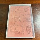 New Stampin  Up  Treasures Of Life Cling Stamp Set Of 7 154519