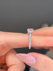 2 50 Ct Cushion Cut Pink Diamond Three Stone Engagement Ring Solid 950 Platinum