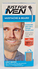 3 Pack - Just For Men M-25 - Mustache And Beard - Light Brown With Keratin