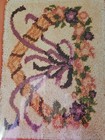 Bucilla Vtg 1992 Premium Latch Rug Kit Wall Hanging  Heart Wreath 20  X 27  New