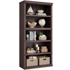 Industrial 3-5 Shelf Wood Bookcase Bookshelf Storage Display Rack Book Shelving