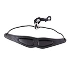 Leather Neck Strap Black For Saxophone Sax With Mountaineering Rope In Comfort