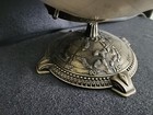 Vintage Replogle Globemaster World Globe 12  W Embossed Metal Base Usa  read 