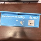 At t 1740 Digital Answering System Time day Stamp  White 1-line Rj-11