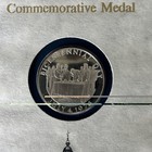 Sterling Silver Medal Us Bicentennial Day Commemorative Coin And Book 1976  925