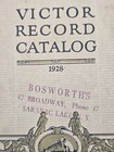 1928 Victor Record Catalog Price List Paperback Booklet Vintage Antique