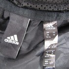 Adidas Jacket Womens Medium Black Hooded Half Zip Pullover Athletic Running