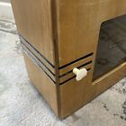 Vintage Wooden Sterilizer Cabinet Glass Shelves Rare 1900s 1920s Art Deco 