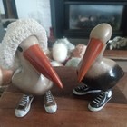 Ceramic  2 Whimsical Pelican s 