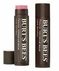 Burt s Bees Tinted Lip Balm  petunia  100  Natural 0 15oz  pack Of 4 