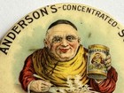 1895 Vintage Anderson Campbell s Soup Old Advertising Celluloid Mirror Camden Nj
