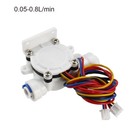 1 4in Quick Connect Hall Effect Water Flow Sensor Switch Meter 0 05-0 8l min
