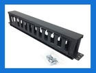 Qiaoyoubang 2-pack 1u 12-slot Horizontal Rack Mount Cable Management Organizer