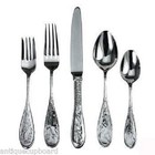 Japanese Bird Audubon By Ricci Stainless Steel Flatware Set 8 Service 40 Pcs New
