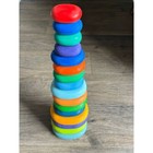 Nib Stacking Stones Montessori Blocks Baby Toddler Wooden Learning Toys