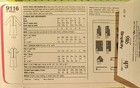 Vtg Simplicity Pattern 9116 Square Neck Pleated Dress Size 16 Bust 38 Uncut