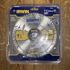 Irwin Tools Vinyl Siding Circular Saw Blade  7 1 4-inch  120t  21830zr  Nip