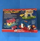 Vintage Fisher- Price Little People Gas Station 1989  2455 Box New Sealed