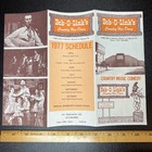 Bob-o-links Country Hoe-down Branson  Missouri Vintage Brochure Schedule 1977