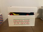 1985  First Hess Truck Toy Bank  Red Switch