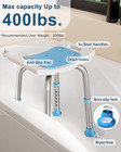 Shower Chair For Inside Shower  Adjustable Height Shower Stool   Shower Seat For