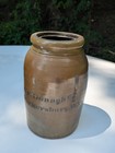 Ap Donaghho Parkersburg Wv Wax Sealer Crock Canning Jar 10  Tall